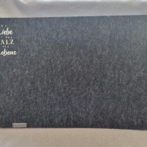 Filz-Tischset „Liebe ist das Salz des Lebens“